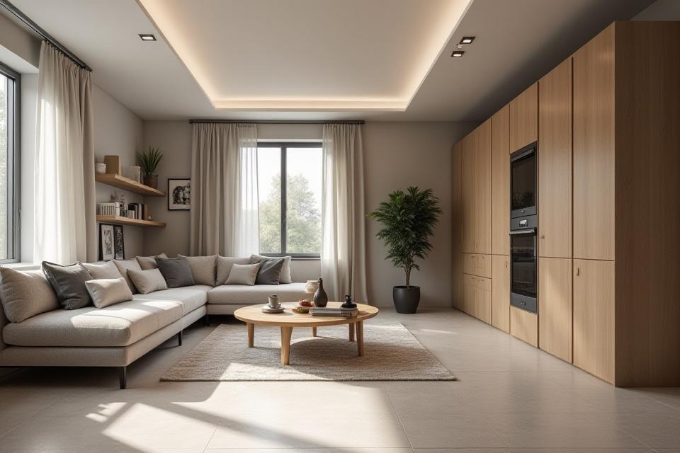 Modern egyedi étkezőasztal diófa és fém kombinációval